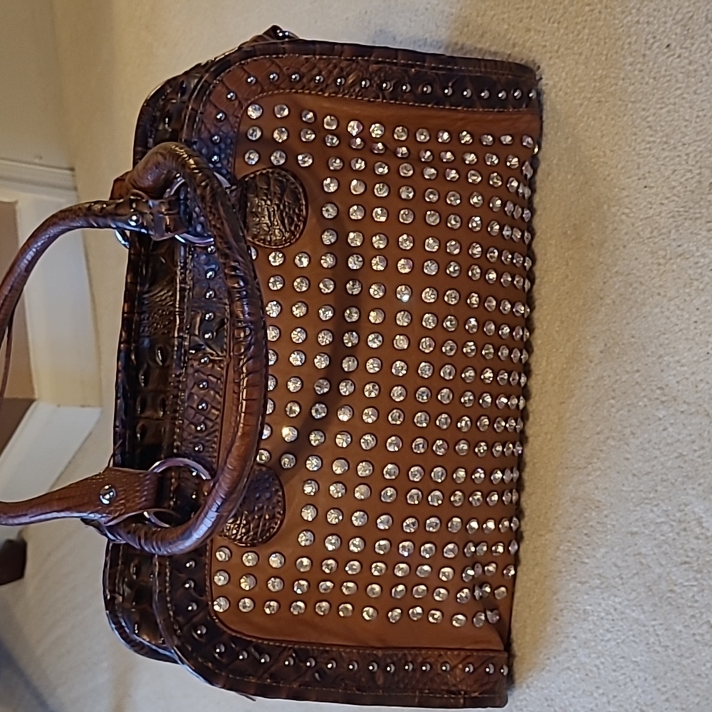 Boutique Brand Brown Studded Purse